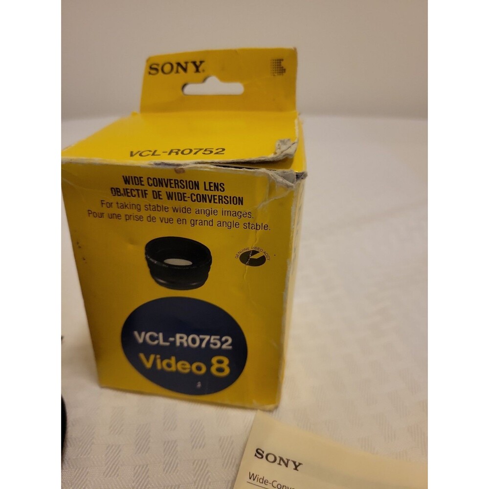 Sony VCL R0752 Lens (VCL-R0752) In Box Pre-owned - Picture 5 of 9